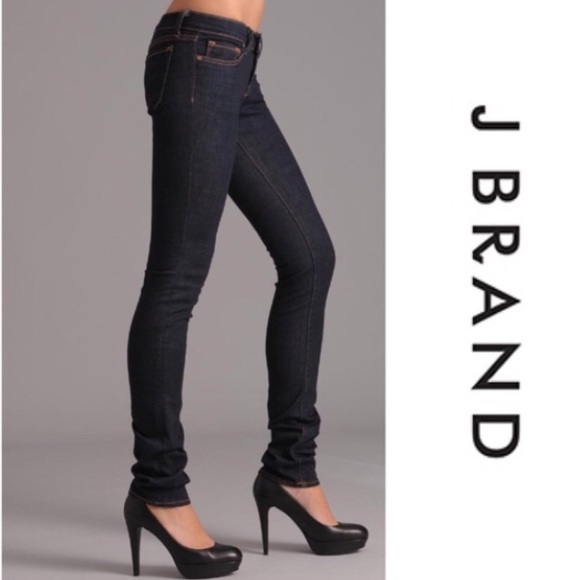 J Brand Denim - J Brand 912 Pencil Leg Black Premium Denim Jeans
